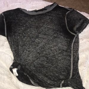 black top from pacsun.. a knot tied on side